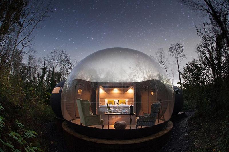 Finn Lough Bubble Domes, County Fermanagh