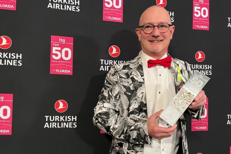 Phil Nuttall won the prestigious Contribution to Travel award