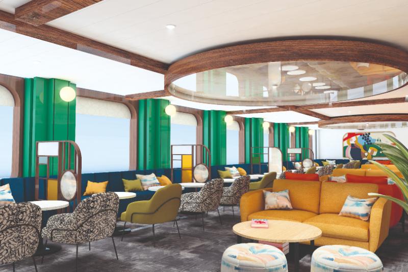 Guests can play shuffleboard or take part in arts and crafts at The Arts House