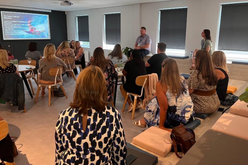 Agents were updated on the brand's product portfolio