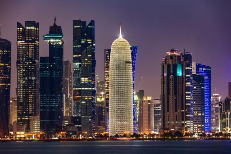 The Doha skyline
