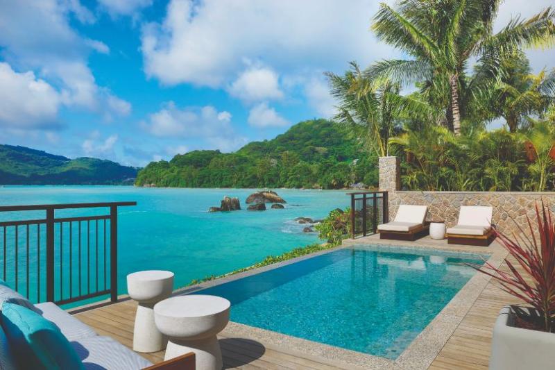 Many rooms have their own pool