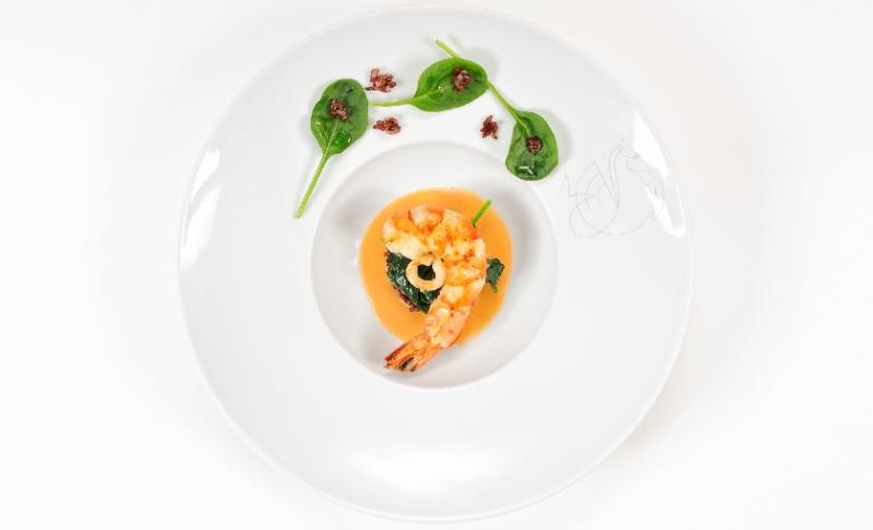 One of Michel Roth's La Premiere dishes