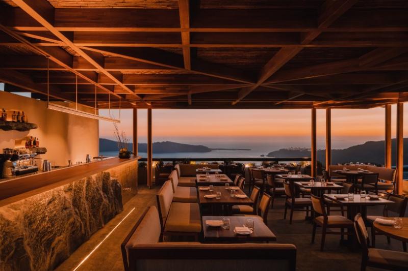 The hotel's restaurant