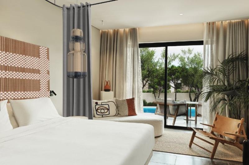An Infinity Garden View room is one of the options at the resort