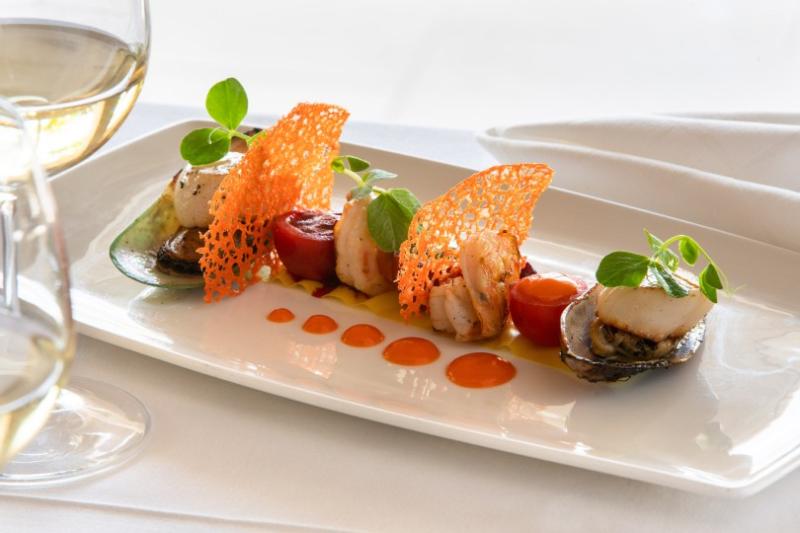 Oliver's Restaurant at Spice Island Beach Resort offers nightly tasting menus