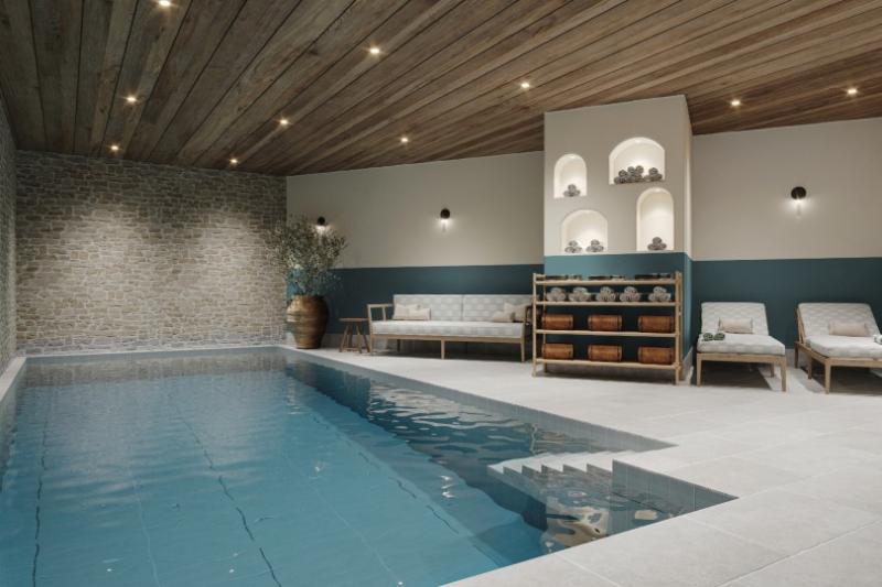 Indoor pool at Chalet Blackcomb, the latest addition to Consensio's Relaxed Catered chalet range
