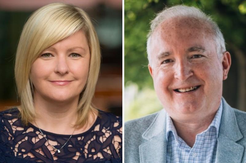 Barrhead Travel president Jacqueline Dobson and SPAA president Mike Tibbert