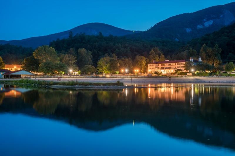 Lake Lure in North Carolina was used for some scenes in Dirty Dancing