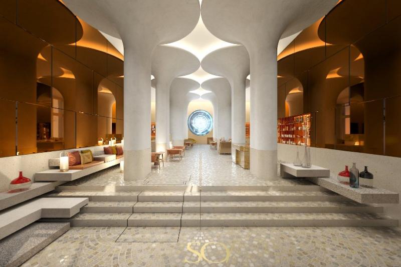 The lobby area in SO/ Paris