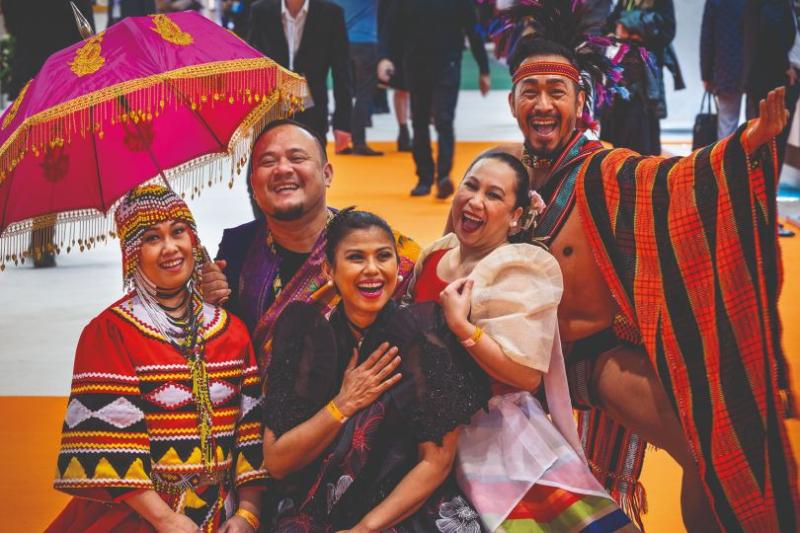 Exhibitors travel from all corners of the globe
