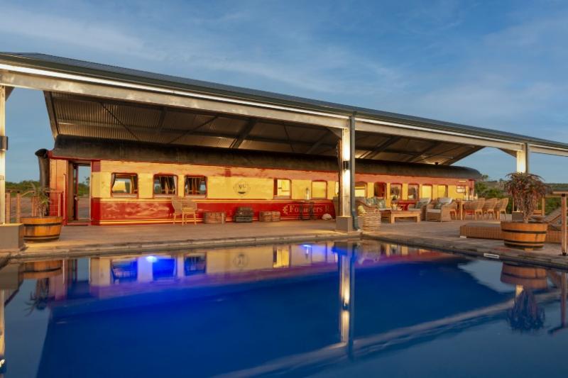 Founders Railway Carriage has been repurposed as a static hotel