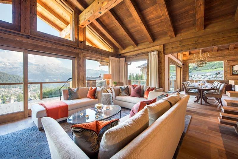 Bramble Ski’s Chalet Les Etrennes in Verbier is one of the chalets where the styling service with White is available. Credit: Bramble Ski