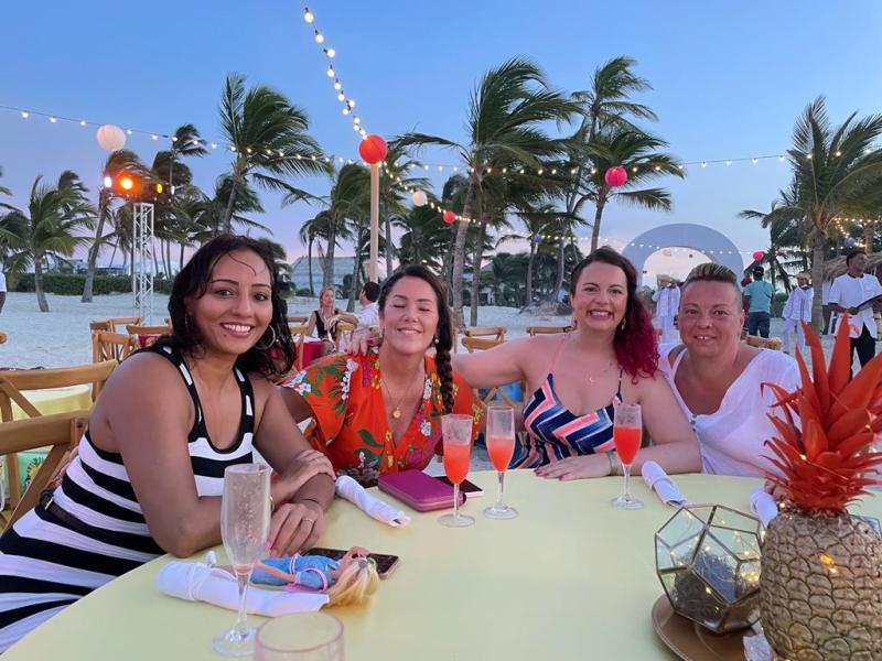From left: Ushma Valerio, Not Just Travel; Katie Welch, Not Just Travel; Sheena Umpleby, Holidaysplease; and Joanne Whitup, British Airways Holidays