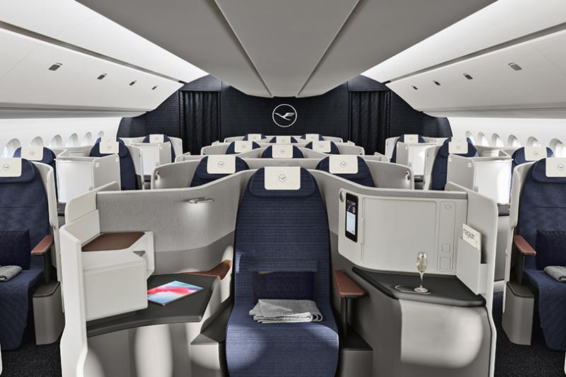 Lufthansa debuts updated versions of its business class cabins
