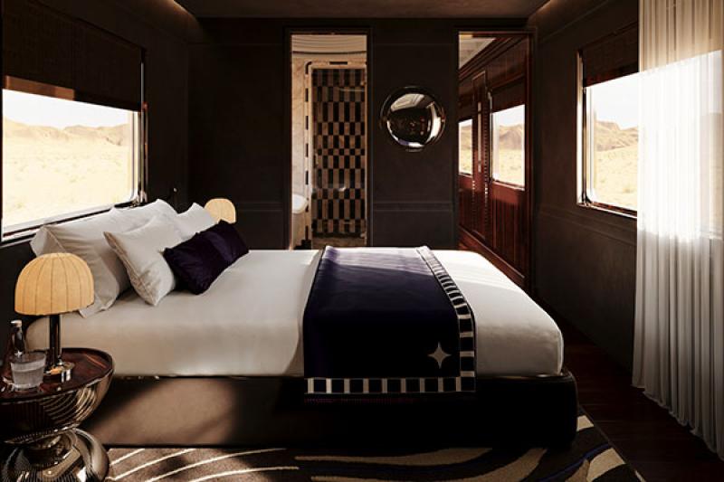 Friends or children can stay in the attached original luxury cabin dating from 1929. Credit: Maxime DAngeac and Martin Darzacq