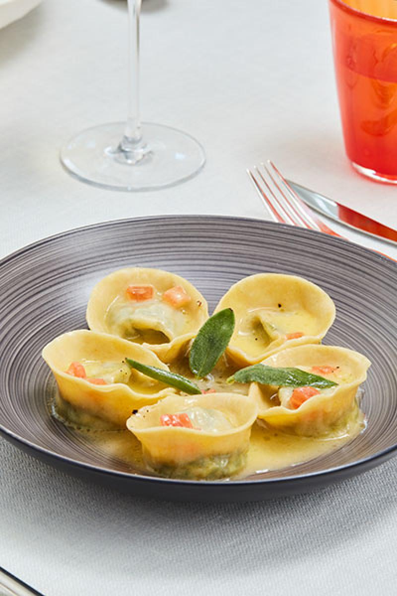 Handmade tortelloni