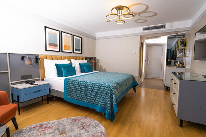 A superior room at the newly renovated Arum Barut Collection