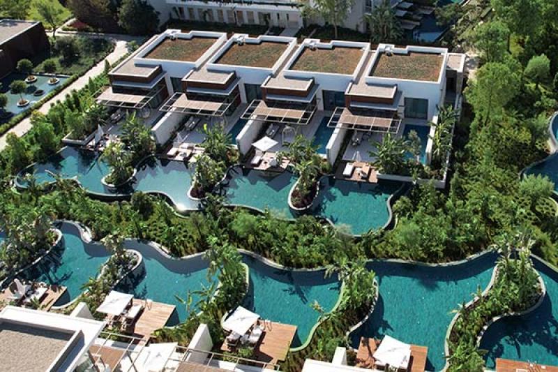 Guests can enjoy a private paradise in their Bayou Villa