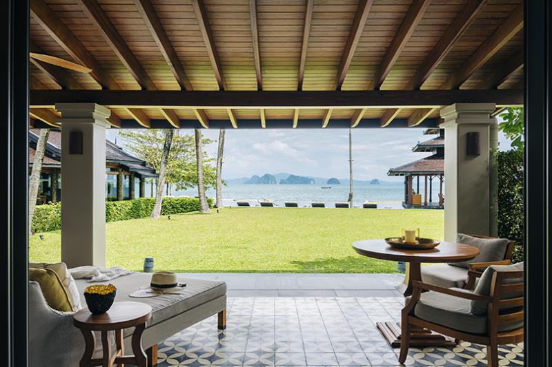 View of Phang Nga Bay from a pool suite