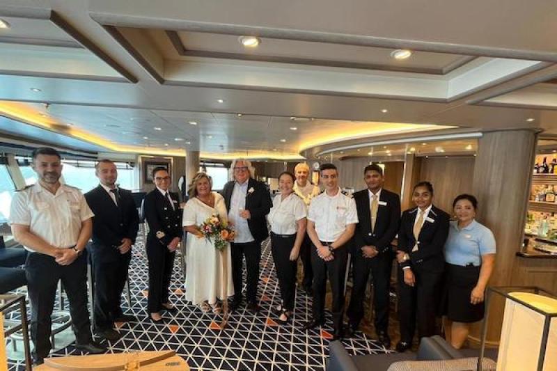 SPAA power couple finally tie the knot after whirlwind ship wedding