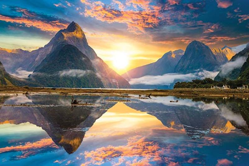 Guests can explore natural wonders including the Milford Sound fiord in New Zealand’s South Island