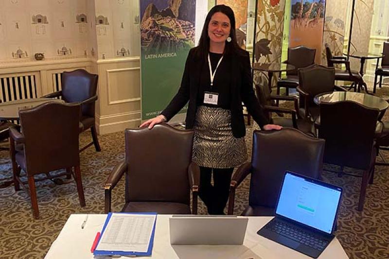 Swords Travel’s Carla Hutchings at Chewton Glen