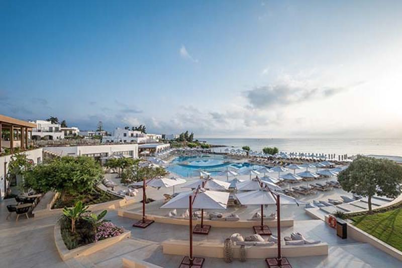 Creta Maris' main pool is one of many areas that has been upgraded