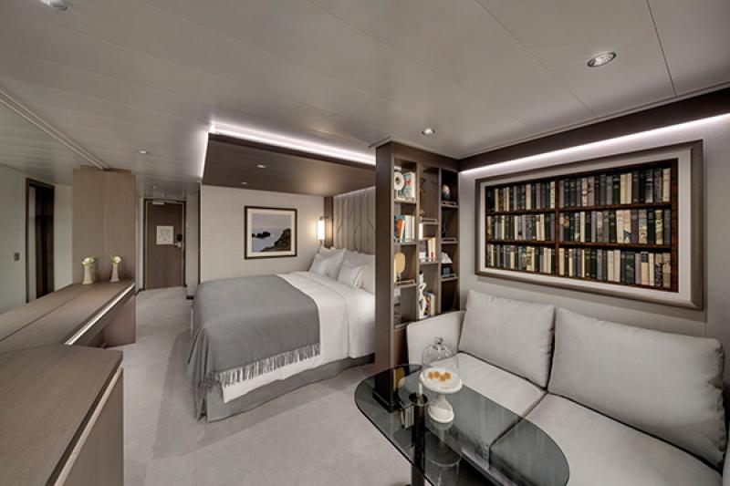 An ocean terrace suite on the newly launched Explora I