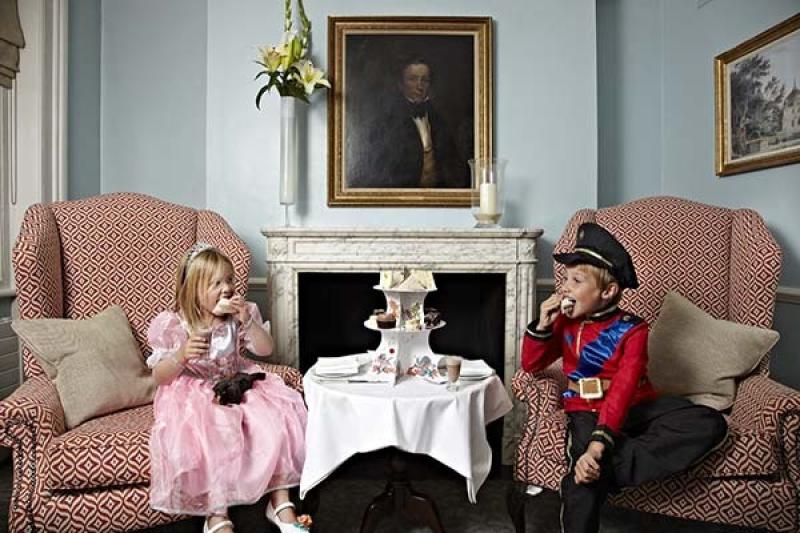 Dukes London serves families a child-friendly afternoon tea in their room on arrival