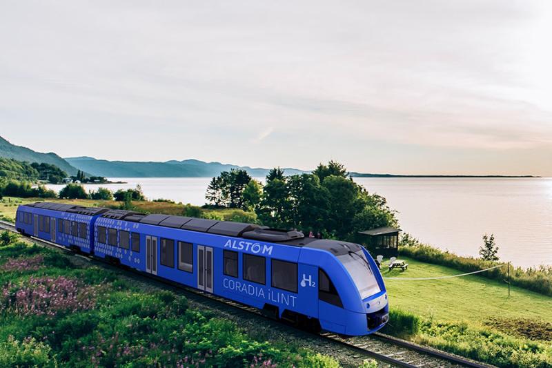 TRAIN DE CHARLEVOIX Train hydrogène © Alstom et Studio AC &D