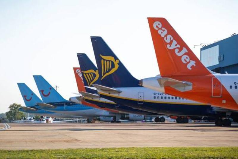 EasyJet Ryanair Tui tailfin iStock-1223251522 (Credit: iStock)