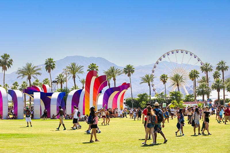 The popular Coachella festival 