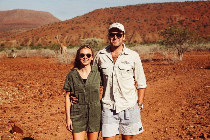 Ben Casey, with wife Lizzy, says safaris can be very different propositions