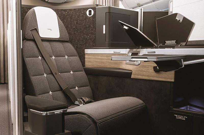 A Club Suite on BA's Boeing 777-300 aircraft