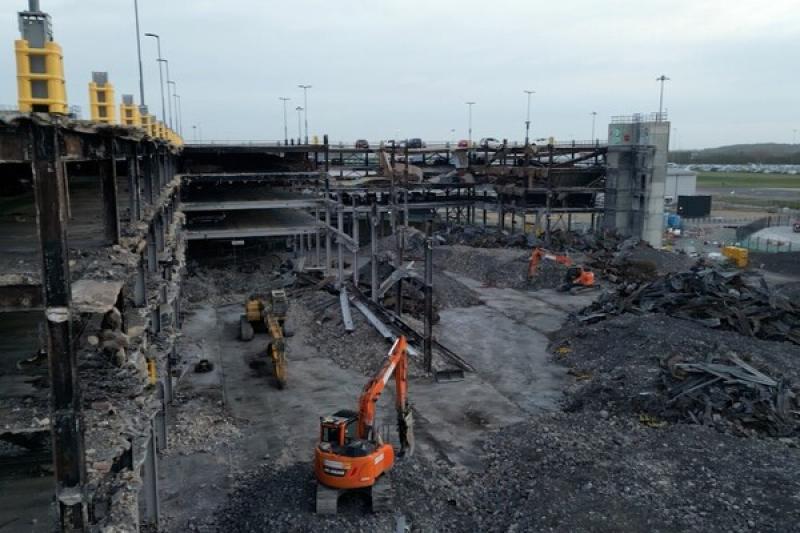 Luton Airport 1 Demolition progress Terminal Car Park 2 image 2.jpg