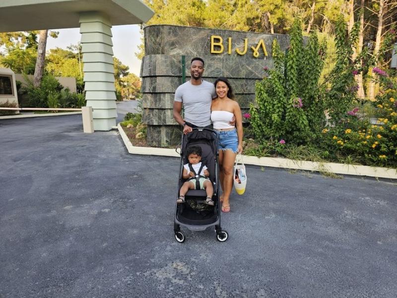 Mary Ann with her family at Bijal in Turkey