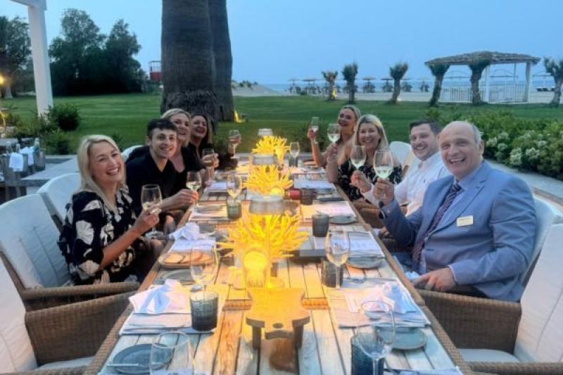 Designer Travel trainees on a fam trip