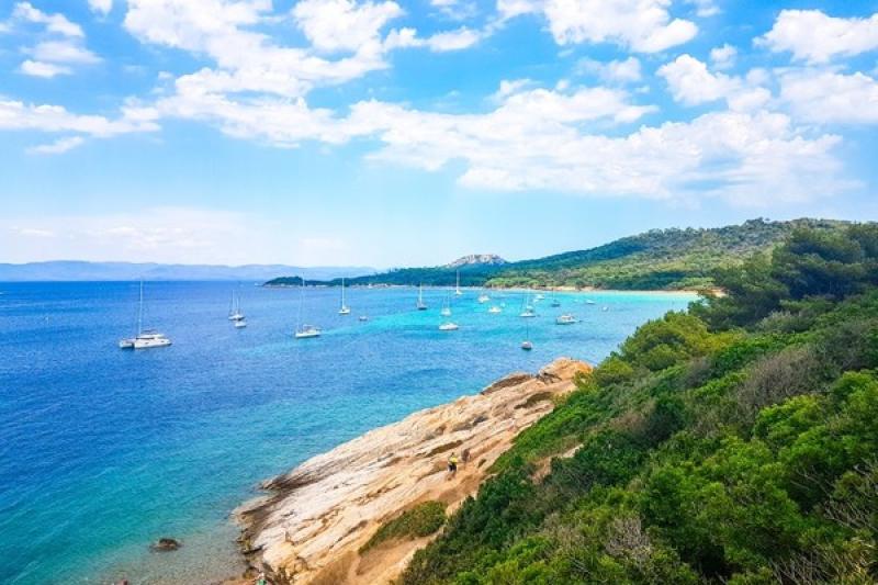 The islands of the Cote d'Azur (France)