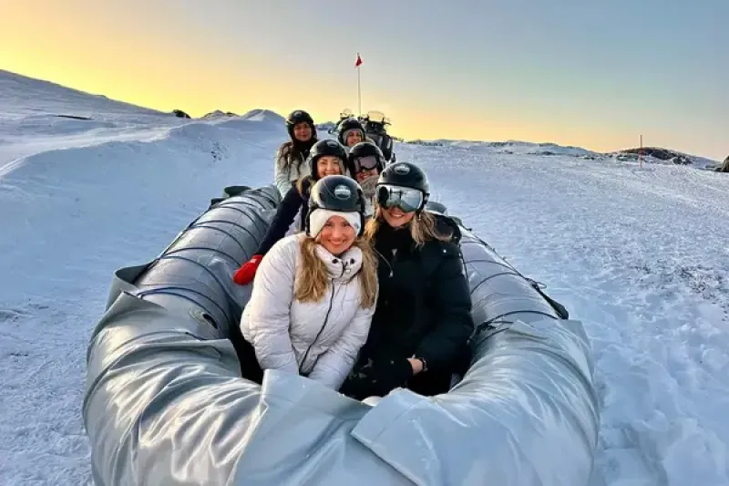 Snow rafting