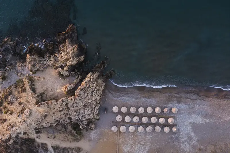 The beach at Domes Zeen Chania