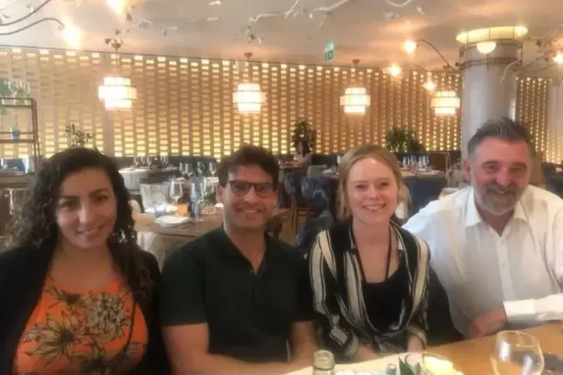Pictured: Myriam Oudy, Jesse Sharp, Emma Dooney, Merv Bates