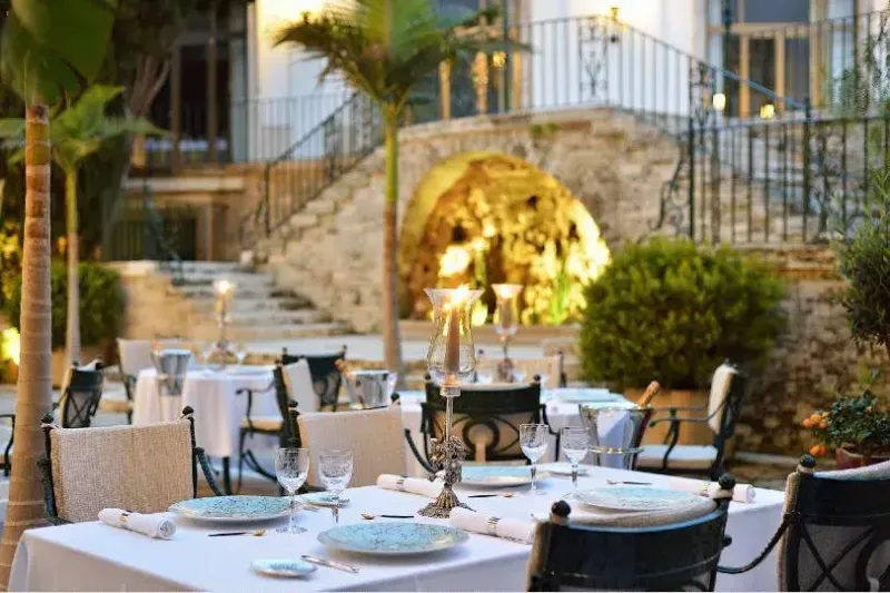 Candlelight patio