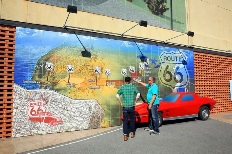 Travelling on Route 66 from San Francisco to Santa Monica is a great route for first timers
