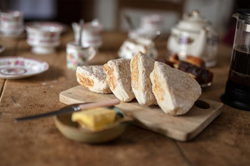 Visitors can enjoy homemade soda bread at Traceys Farmhouse Kitchen in Strangford Lough, Co. Down
