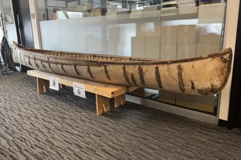 Indigenous canoe