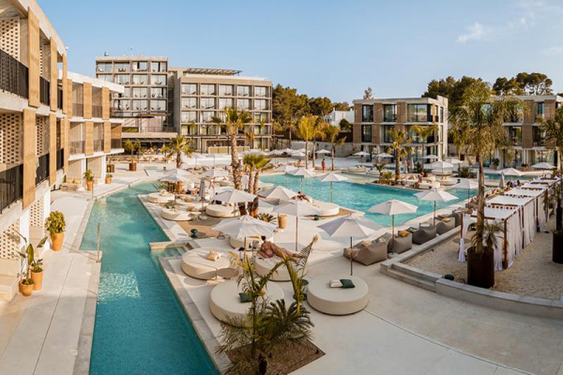 Bonito Ibiza's Vibe Pool is the beating heart of the hotel