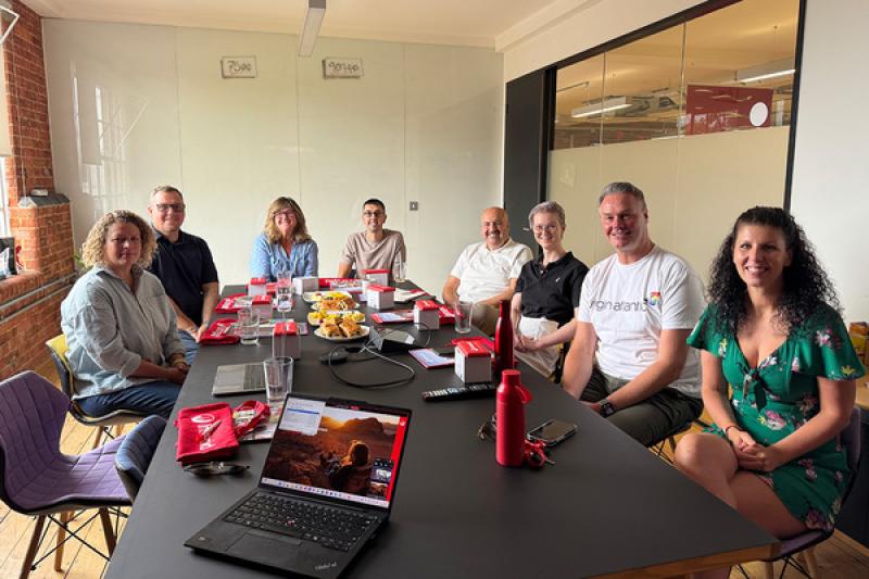 From left: Jenny Southan, Globetrender; Kris Roberts, Andrew Earles Holidays; Linda Reynolds, The Personal Travel Agents; David Knight, Swords Travel; Richard Lowrey-Heywood, Not Just Travel; Megan O'Leary, Travel Counsellors; Jon Hilton, Virgin Atlantic; Carrie Grant, Intrepid