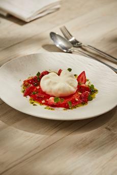 Sweet caprese at the Med Yacht Club