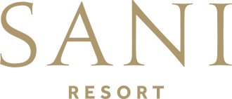 Sani Resort logo in gold 